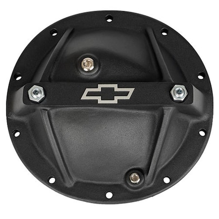 Bowtie Differential Cover 8.5 GM 10 Bolt, Black Crinkle